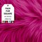 FabricLA | Faux Fur Fabric Square | 6" X 6" Inch Wide Pre-Cut Shaggy | Fake Fur Fabric | DIY, Craft Fur Decoration, Fashion Accessory, Hobby | Fuchsia